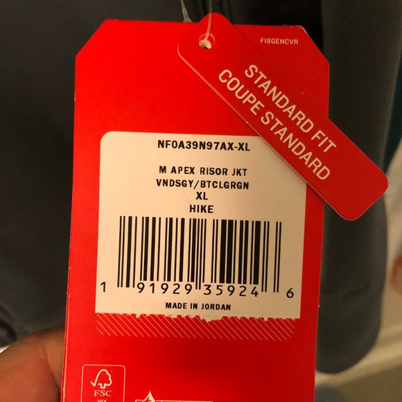 NWT North Face Apex Green Risor Hike Jacket - Picture 2 of 5